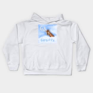 G is for Giraffe Kids Hoodie